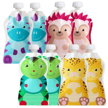 Load image into Gallery viewer, ChooMe Reuseable food pouch 8 pack