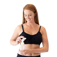 Load image into Gallery viewer, Kindred Bravely Sublime Hands-Free Pumping and Nursing Bra Black